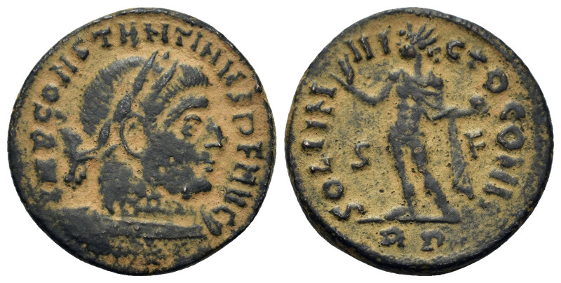 Constantine I (307/310-337). Æ Follis (19,2mm, 3.1g). Rome, AD 315. Laureate, dr...