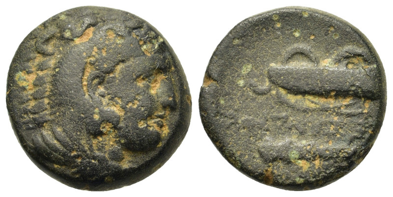 Kings of Macedon. Alexander III (336-323 BC). Æ (16,1mm, 6.45g). Uncertain Maced...