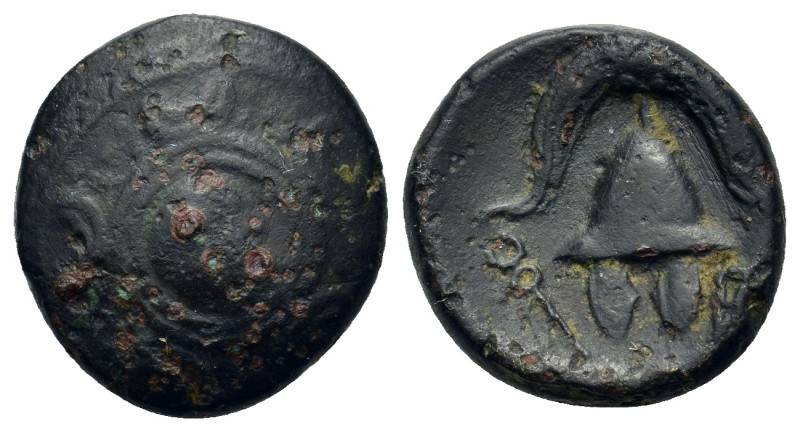 Kings of Macedon, Alexander III 'the Great' (336-323 BC). Æ (14.5mm, 3.35g). Sal...