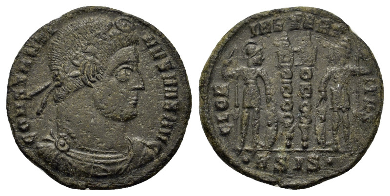 Constantine I (307/310-337). Æ Follis (17mm, 2.25g, 12h). Siscia, 334-5. Rosette...