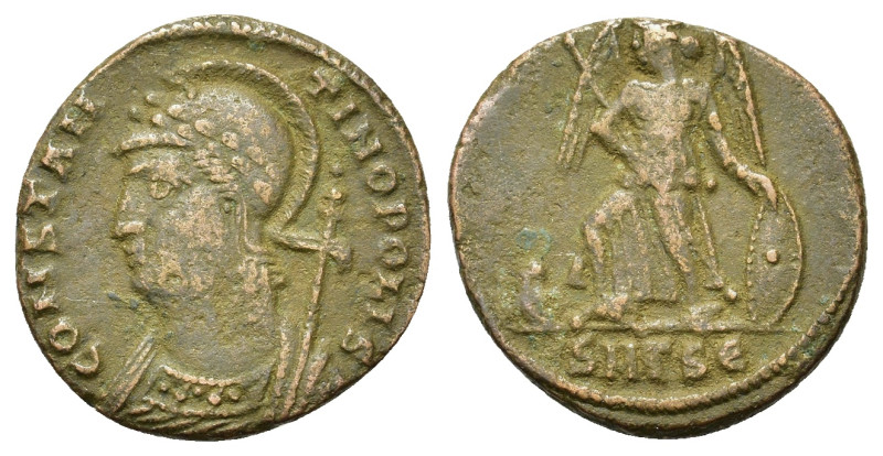 Constantine I (307/310-337). Æ Nummus (17,7mm, 2.45g). City Commemorative. Thess...