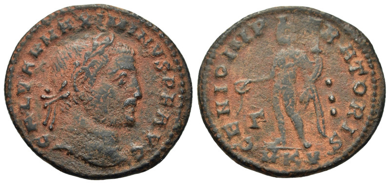 Maximinus II (310-313). Æ Follis (25,5mm, 5.55g). Cyzicus. Laureate head r. R/ G...