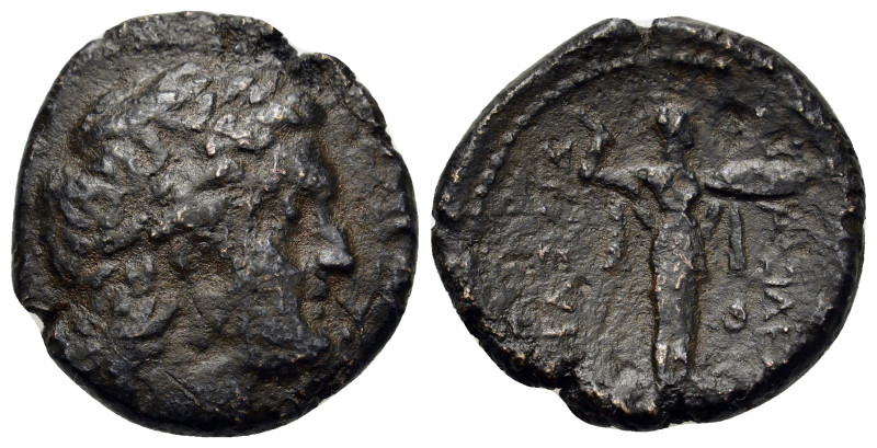 Seleukid Kings. Seleukos I Nikator (312-281 BC). Æ (19,2mm, 6g). Antioch on the ...