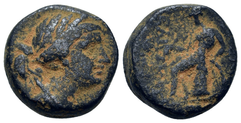 Seleukid Kings. Seleukos III Soter (225/4-222 BC). Æ (15mm, 5g). Antioch on the ...