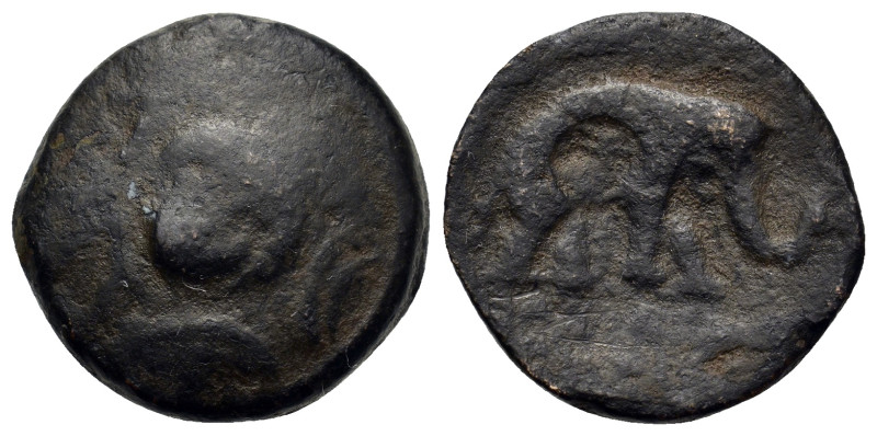 Seleukid Kings. Antiochos III 'the Great' (222-187 BC) Æ (17,3mm, 4.6g). Militar...