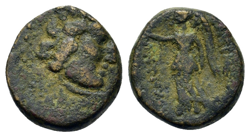 Seleukid Kings. Antiochos IV Epiphanes (175-164 BC). Æ (11,2mm, 1.9g). Mallos mi...