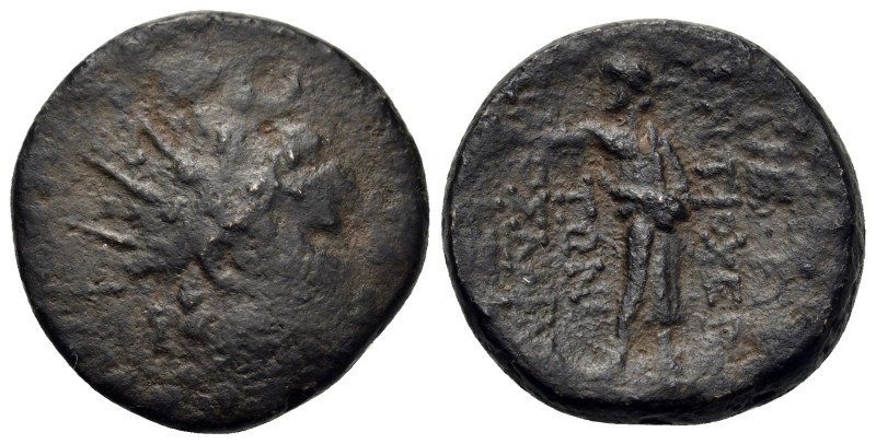 Seleukid Kings. Antiochos IV Epiphanes (175-164 BC). Æ (21,2mm, 8.45g). Antioch....