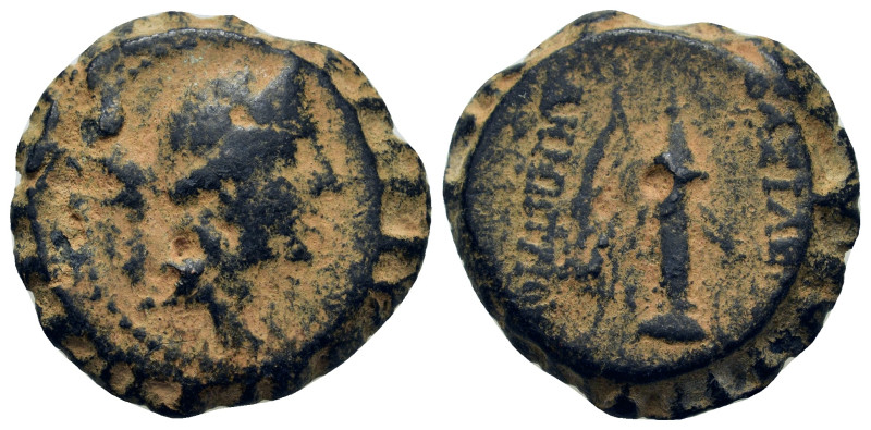 Seleukid Kings. Demetrios I Soter (162-150 BC). Æ Serrate (20 mm, 8.5g), Antioch...