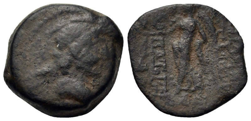 Seleukid Kings. Antiochos IX Eusebes Philopator (114/3-95 BC). Æ (19,2mm, 5g). U...