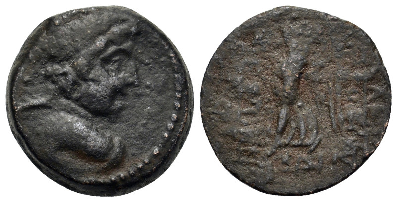 Seleukid Kings. Antiochos IX Eusebes Philopator (114/3-95 BC). Æ (17,1mm, 4.6g)....