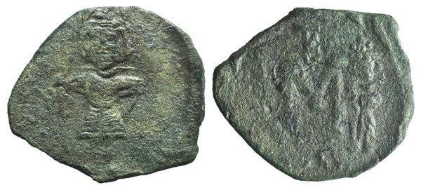 Constantine IV (668-685). Æ 40 Nummi (24mm, 2.98g, 6h). Syracuse, 672-677. Const...