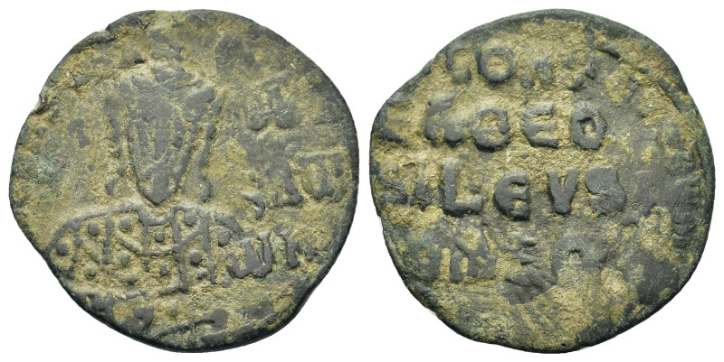 Constantine VII and Romanus II (945-959). Æ 40 Nummi (25mm, 5g). Constantinople,...