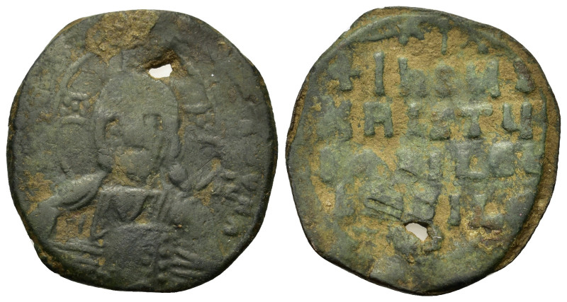 Anonymous, time of Basil II and Constantine VIII (976-1025). Æ 40 Nummi (27,1mm,...