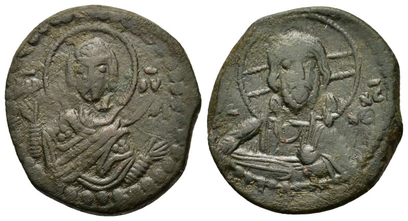 Anonymous, time of Romanus IV (1068-1071). Æ 40 Nummi (24,6mm, 7.7g). Constantin...