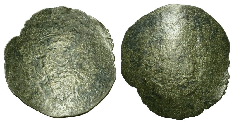 John II Comnenus (1118-1143). Æ Trachy (25,8mm, 2.54g). Constantinople. Nimbate ...