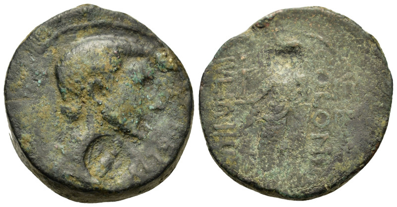 Augustus (27 BC-AD 14). Cilicia, Uncertain mint. Æ (24,3mm, 15.8g). Bare head r....