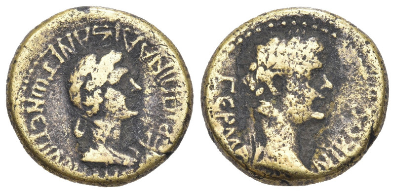 Germanicus, with Agrippina Senior (Died AD 19 and 33, respectively). Phrygia, Ae...