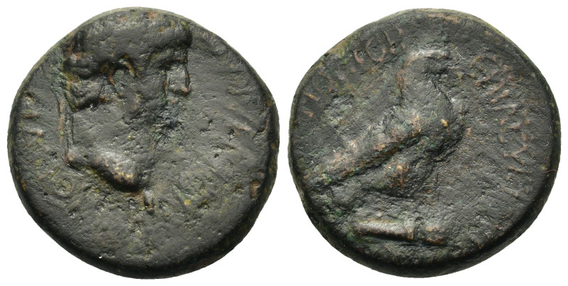 Nero (54-68). Phrygia, Amorium. Æ (20,3mm, 6.25g). Lucius Julius Katon, magistra...