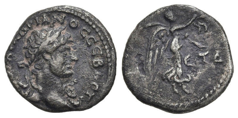 Hadrian (117-138). Cappadocia, Caesaraea-Eusebia. AR Hemidrachm (14,68mm, 1.77g)...