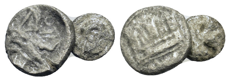 Lot of 2 Greek AR coins, to be catalog. Lot sold as is, no return.