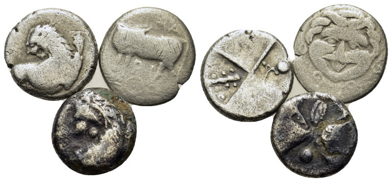 Lot of 3 Greek AR coins, to be catalog. Lot sold as is, no return