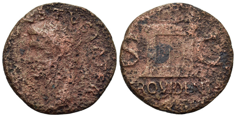 Divus Augustus (AD 14). Æ As (25,8mm, 8.5g). Restitution issue by Titus, struck ...