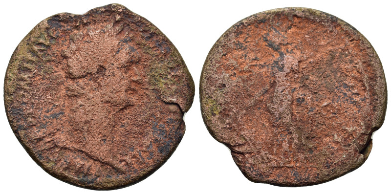 Domitian (81-96). Æ As (29mm, 10.2g). Uncertain mint.To be catalog.