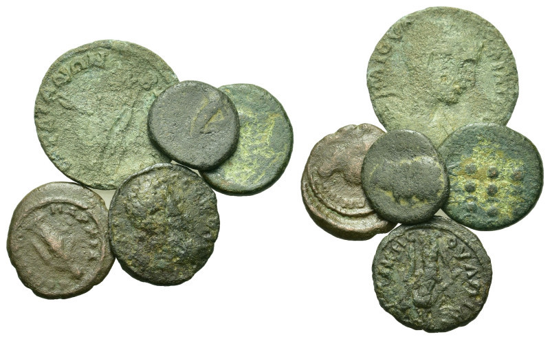 Lot of 5 Roman Provincial Æ coins, to be catalog. Lot sold as is, no return