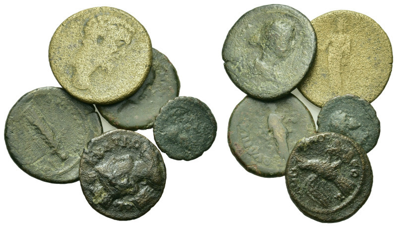 Lot of 5 Roman Provincial Æ coins, to be catalog. Lot sold as is, no return