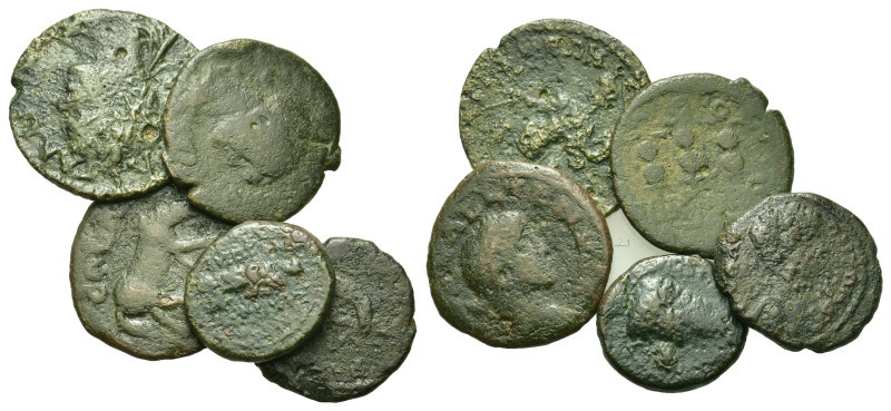 Lot of 5 Roman Provincial Æ coins, to be catalog. Lot sold as is, no return