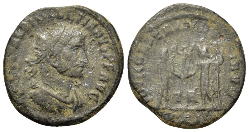 Diocletian (284-305). Antoninianus (19,8mm, 3.8g). Tripolis, before AD 295. Radi...