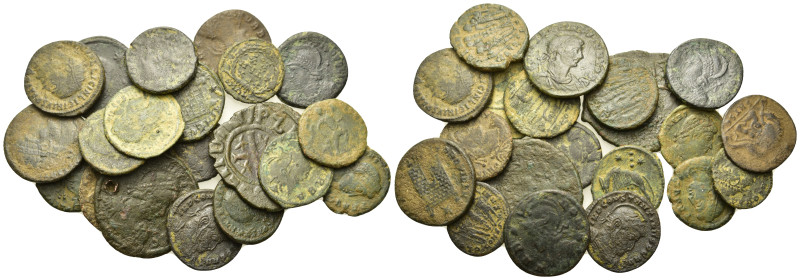 Lot of 20 Roman Imperial Æ coins, to be catalog. Lot sold as is, no return.