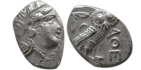 ATTICA, Athens. Eastern issue. Ca 393-355 BC. AR Tetradrachm