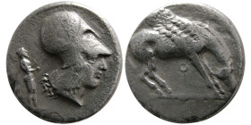 CORINTH. Corinthia. Circa 400-375 BC. AR Stater. Rare.