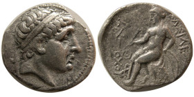 SELEUKID KIGDOM, Antiochos I. 280-261 BC. AR Drachm. Rare.