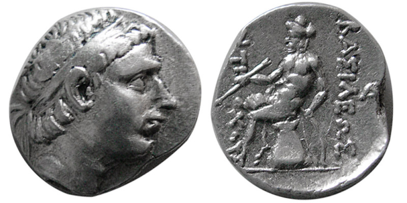SELEUKID KIGDOM, Antiochos I. Soter, circa 280-261 BC. AR Drachm (4.25 gm; 16 mm...