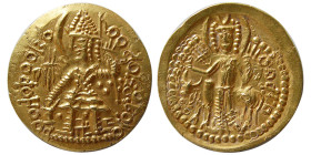 KUSHAN KINGS of INDIA. Vasudeva. Ca 220-259 AD. Gold Dinar.