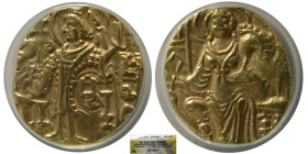 INDIA, Later KUSHAN KINGS, Kipunada. Gold Dinar. ANACS-EF 40.