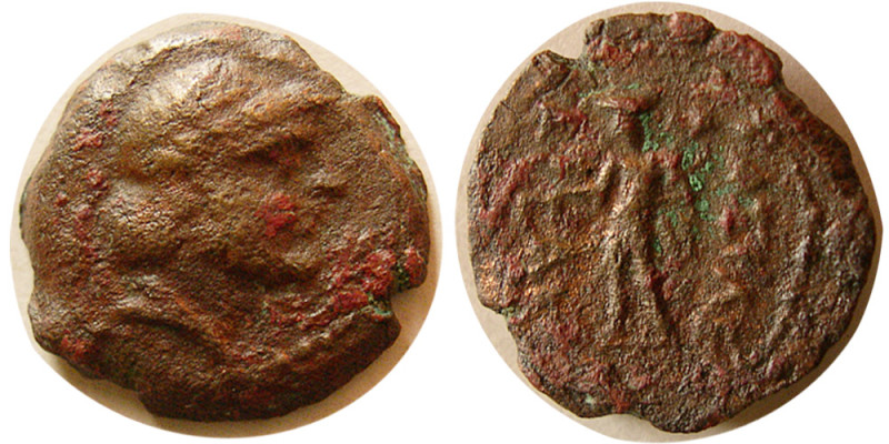 KINGS of PARTHIA; Phraates II. 132-127 BC. Æ Chalkoi (2.34 gm; 15 mm). Susa mint...