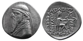 KINGS of PARTHIA. Mithradates II (121-91 BC). AR Drachm. Ecbatana.