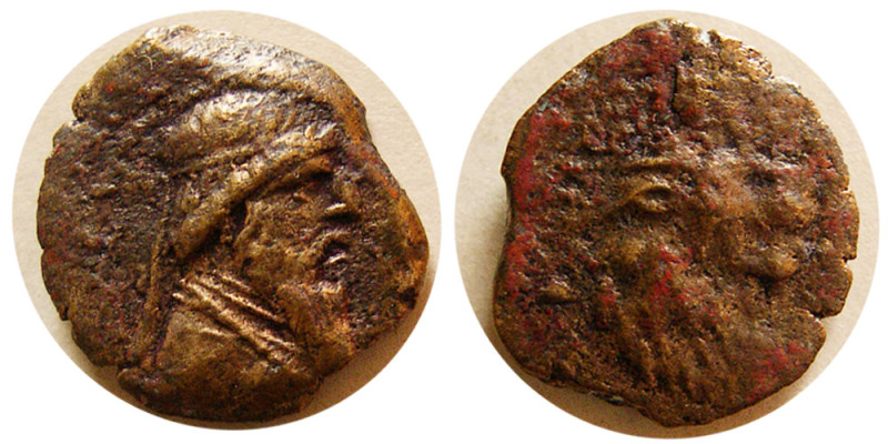 KINGS of PARTHIA; Mithradates II. 121-91 BC. Æ Chalkoi (1.05 gm; 12 mm). Susa mi...