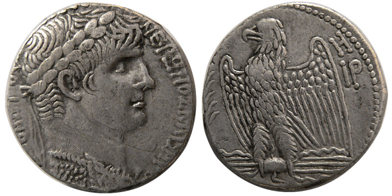 SYRIA; Seleukia and Pieria. Nero. 54-68 AD. AR Tetradrachm (15.14 gm; 24 mm). An...