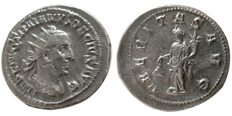 ROMAN EMPIRE. Trajan Decius. 249-251 AD. AR Heavy Antoninianus (5.55 gm; 24 mm)....