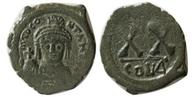 BYZANTINE EMPIRE; Tiberius II Constantine, Æ 20 Nummi