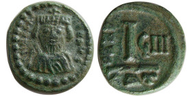 BYZANTINE EMPIRE; Heraclius, 610-641 AD. Æ 10 Nummi