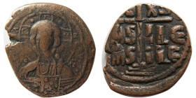 BYZANTINE EMPIRE; Time of Romanus III, 1028-1034 AD. Æ Follis