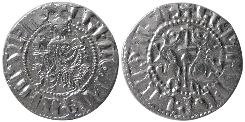 ARMENIA, Cilician Armenia. Levon I, AD 1199-1219. AR Tram (2.95 gm; 22 mm). Sis ...