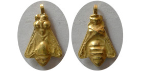 PHOENICIA, Circa 500 BC. Early Phoenician gold Bee pendent