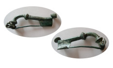 ROMAN EMPIRE, Circa 4th-5th. Century AD. Bronze Fibula.