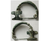 BYZANTINE EMPIRE; Circa 6th-7th. Century AD. Bronze Fibula